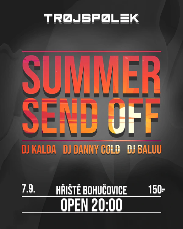 Plakát akce Summer Send Off