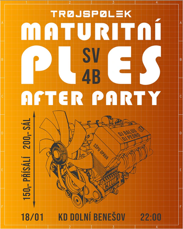 Plakát akce Maturitní Ples After Party