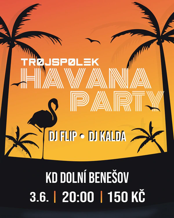 Plakát akce Havana párty