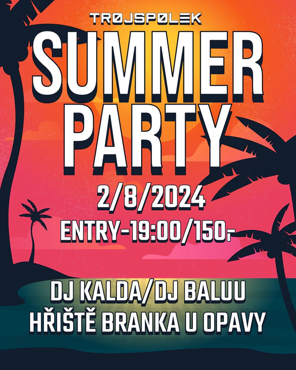 Plakát akce Summer Party